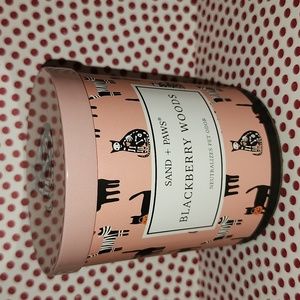 Brand New Sand + Paws Blackbery Woods candle